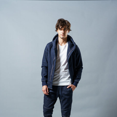 【wjk ダブルジェイケー】 riders parka INDIGO