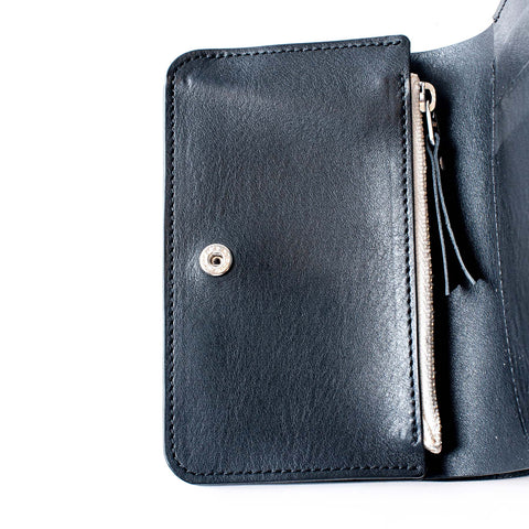 SEVESKIG セヴシグ】Bridle leather 2 fold wallet BLACK – VALOR